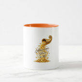 Fülle fließt zu mir Kaffeetasse (Zentrum)