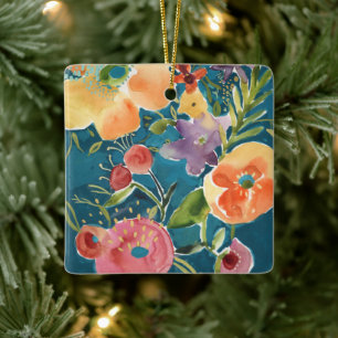 Fülle Florals I Keramikornament