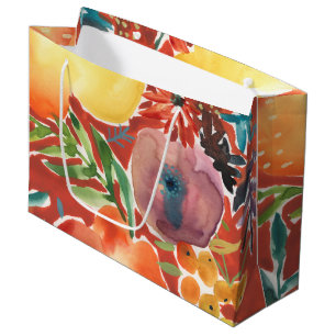 Fülle Florals III Große Geschenktüte