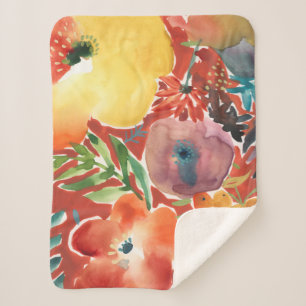 Fülle Florals III Sherpadecke