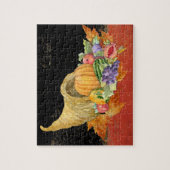 Fülle-Herbst-Ernte verlässt Granatapfeltraube Puzzle (Vertikal)