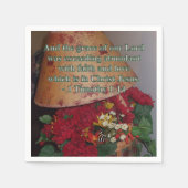 Fülle mit dem Glauben Serviette (Vorderseite)