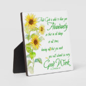 Fülle Segnungen Fotoplatte (Vorderseite)