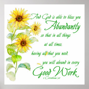 Fülle Segnungen Poster