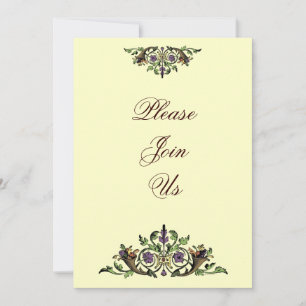 Fülle-Vintage Erntedank-Gewohnheits-Einladungen Einladung