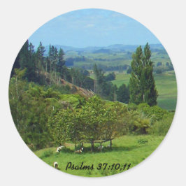 Fülle von Friedensklebern Runder Aufkleber