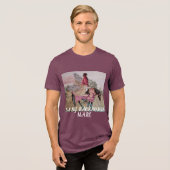 FÜLLEN-RENNPFERDSTUTE Tri-Blend SHIRT (Vorderseite voll)