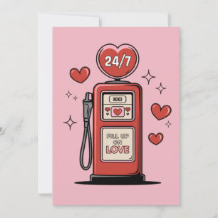 Füllen Sie auf der Liebe lustige Valentine Card Ta Feiertagskarte