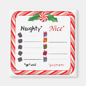 Füllen Sie das Blanks Magnet Naughty oder Nice aus (Vorne)