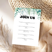 Füllen Sie den leeren Mehrzweck-Eucaplyptus aus Einladung