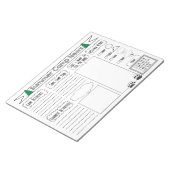 Füllen Sie den Summer Camp Letter aus Notizblock (angewinkelt)