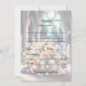 Füllen Sie die Blank Floral Hochzeit Einladung. Einladung (Vorderseite)