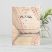 Füllen Sie die Blank Sports Wedding Einladung (Stehend Vorderseite)