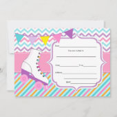 Füllen Sie die Einladungswalze der Einladung Skate (Vorderseite)