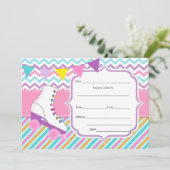 Füllen Sie die Einladungswalze der Einladung Skate (Stehend Vorderseite)