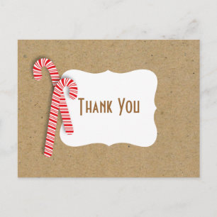 Füllen Sie die leere Holiday Kids Vielen Dank Post Postkarte