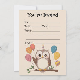 Füllen Sie die leere Schüssel Geburtstag Einladung