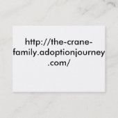 Füllen Sie die Nestkarte Visitenkarte (Rückseite)