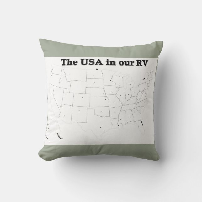 Füllen Sie die Staaten aus Kissen (Vorderseite)