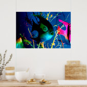 FÜLLEN Sie FISCHE kolossales 72" x 52" jGibney Poster (Küche)