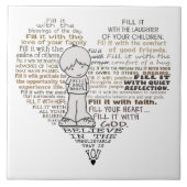 Füllen Sie Ihr Herz Fliese (Vorderseite)