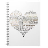 Füllen Sie Ihr Herz Notizblock (Vorderseite)