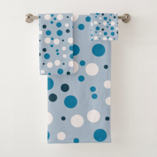 Füllen Sie Ihr Leben mit Joy Polka Punktmuster aus Badhandtuch Set