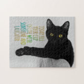 Füllen Sie Ihre Schale des Leben-schwarze Puzzle (Horizontal)