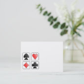 füllen Sie sich Geschäfts-Karte aus Visitenkarte (Stehend Vorderseite)