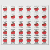 Füllen von Lebensmitteln Geschenkpapier (Flach)