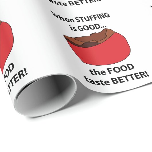 Füllen von Lebensmitteln Geschenkpapier (Rolleneckpunkt)