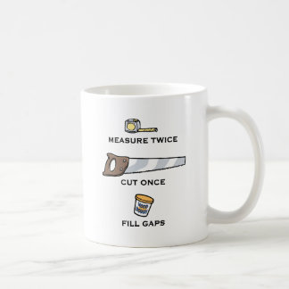 Füllen von Lücken Kaffeetasse