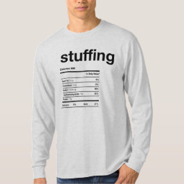 Füllen von Nährwertinformationen T-Shirt