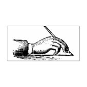 Füller in der Hand Stempel (Prägung)