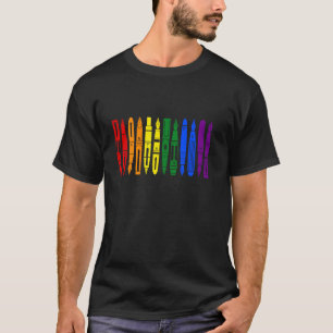 Füller x Pride Gay Flagge (Regenbogen) Subtiles M T-Shirt