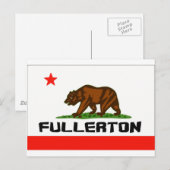 Fullerton, Ca — Produkte Postkarte (Vorne/Hinten)