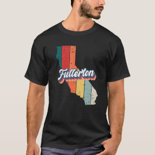 Fullerton City Retro Vintages Heimat Kalifornien T-Shirt
