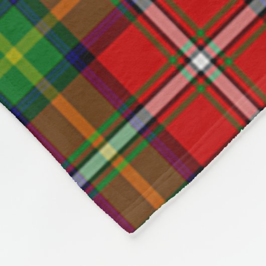 Fullerton Clan Abzeichen Tartan Kariert Fleecedecke (Ecke)