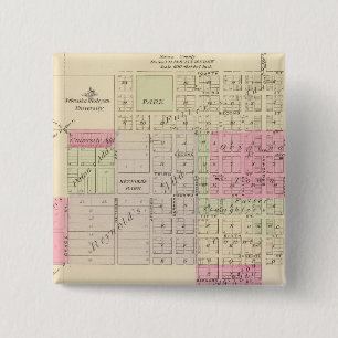 Fullerton und Genua, Nebraska Button