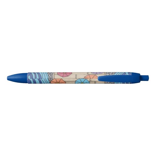 Füllfederhalter am Rand des GraphiZen-Meeres Kugelschreiber (Rückseite)