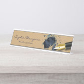 Füllfederhalter mit Tinte für Schreibtisch Schreibtischnamensplakette (Vorderseite )