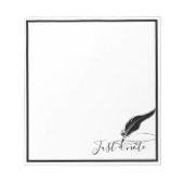 Füllfederhalter Notizblock (Vorderseite)