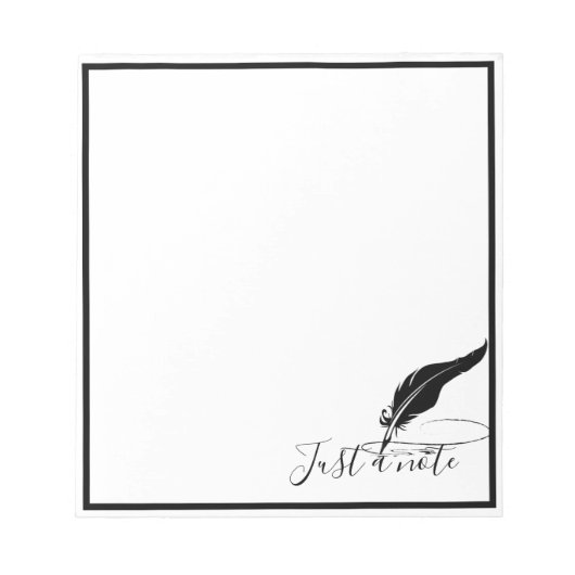 Füllfederhalter Notizblock (Vorderseite)