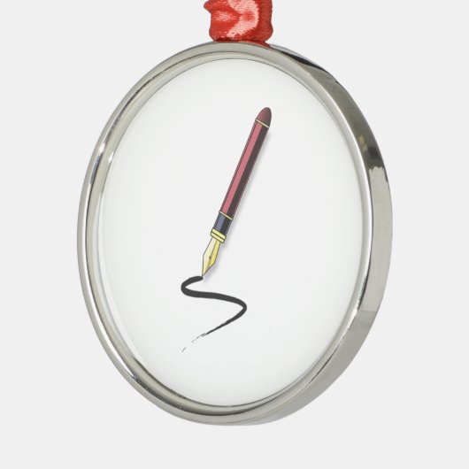 Füllfederhalter Silbernes Ornament (Links)
