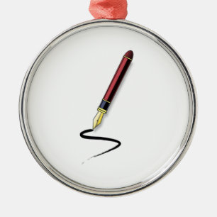 Füllfederhalter Silbernes Ornament