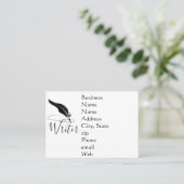 Füllfederhalter Visitenkarte (Stehend Vorderseite)