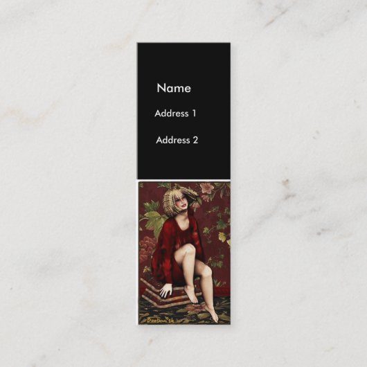 FullFigureLady Mini Visitenkarte (Vorderseite)