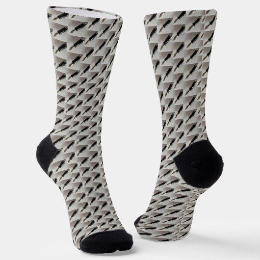 Füllhalter Gemustert Socken (Gewinkelt)