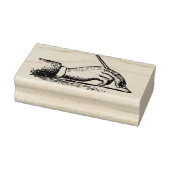 Füllhalter in Hand-Kautschuk-Briefmarke Gummistempel (Stempel)