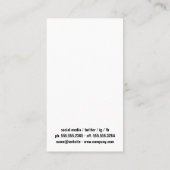 Füllhalter | Öffentliches Notar-Logo Visitenkarte (Rückseite)